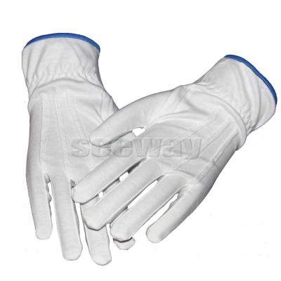 China Dust Proof Cotton Gloves Ceremonial Waiter Cotton Gloves for sale