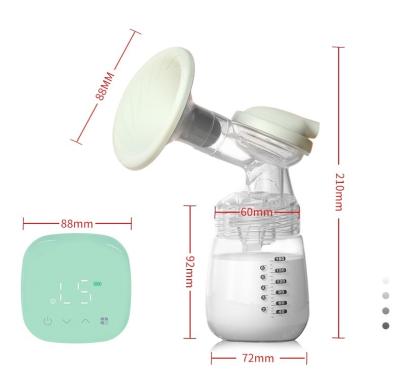 China Free Adjustable Double Pump Baby Breast Milk Grade BPA Hospital Silicon Breast Pump Electric Wireless Electric Breast Pump for sale