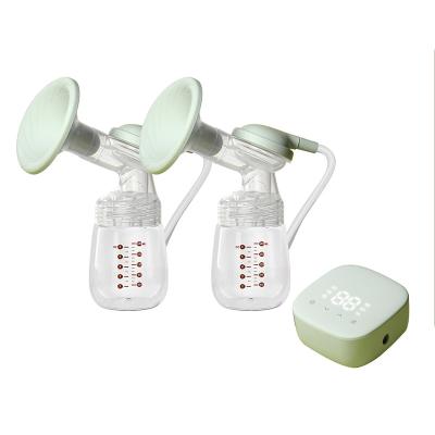 China BPA Free Dual Smart Hands Free Electric Breast Pump BPA Free Electric Breast Pump With Bottle For Everyone Use for sale