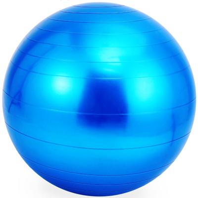 China Factory Sale Fitness Equipment Durable Anti Burst No Slip Yoga Balance Ball, Exercise Pilates Yoga Ball With Quick Foot for sale