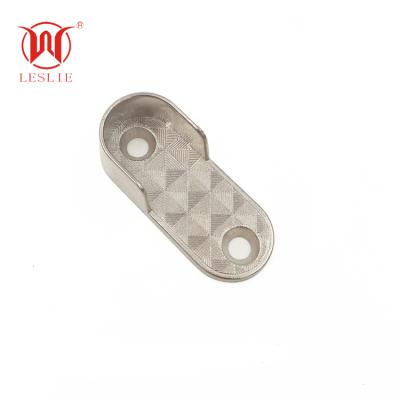 China Modern Wardrobe Tube Brackets Hanging Rod Socket Fitting Round Bracket for sale