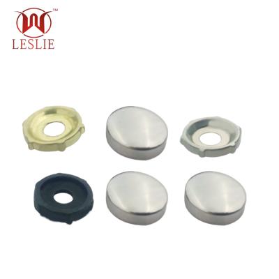 China Flared Fasteners Hardware Exterior Hood Stainless Steel Glass Mirror Clip Screw Other Furniture Fittings for sale