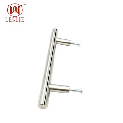 China Cabinet LESLIE Hollow Solid Stainless Steel Cabinet T Bar Handle for sale