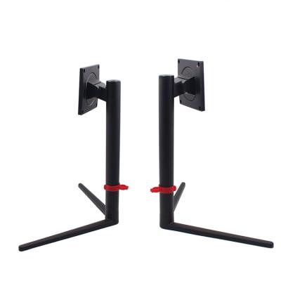 Cina Aluminum Height Adjustable Monitor Stand Metal Plastic Load Capacity 3 - 7kg in vendita