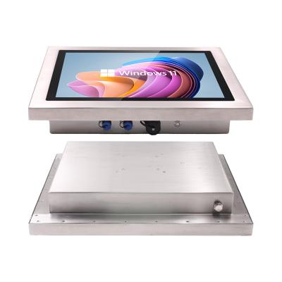 China Resolution 1280*1024 Silver Waterproof LCD Monitor 4 3 Aspect Ratio VGA\\DVI\\USB Input for sale