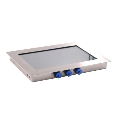 China Brightness 350 Nits Touch Panel PC Industrial Touch Screen Panel PC With SSD Storage And Linux Te koop