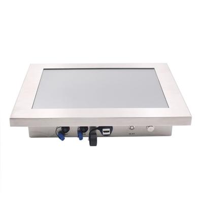 China 12.1'' Stainless Steel Touch Panel PC With Optional Wireless And IP65/67/68 Waterproofing for sale