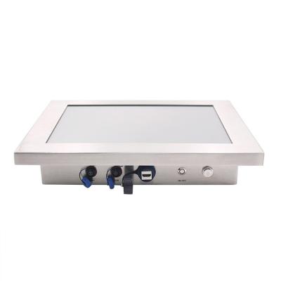 China Industrial Stainless Steel Embedded Panel Pc Waterproof IP65/67/68 With Intel CPU 64G-1T Hard Disk for sale