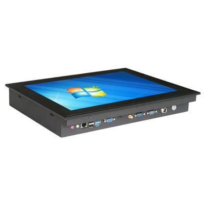 China Aluminum 3mm Front Bezel I7 Panel Pc Embedded Mount for sale