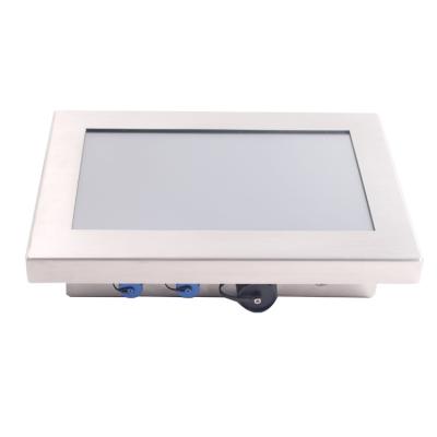 China 10 acero resistente de la pantalla LCD táctil 1.5m m de la pulgada 18W 1000nits en venta