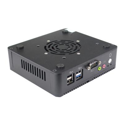 China Industrial Computer MINI ITX Box 128G SSD Quad Core Intel J1900 for sale