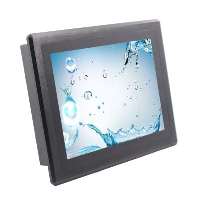 China El bisel de aluminio Lcd al aire libre exhibe la prenda impermeable 350cd/M2 del 12.1in en venta