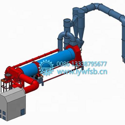 China Industrial Woodworking Process Rotary Drum Bagasse Sawdust Olive Tree Sawdust Drying Drier Machine for sale