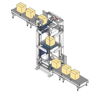 China Delivery of finished products in vertical logistics conveyor for activated carbon industry / feed factory for sale