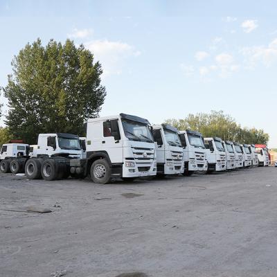 China Second Hand Left Hand Drive Used Tractor Truck Sinotruk Tractor 6.8x3.7x2.5m for sale