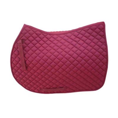 China Durable Custom Padded Polyester And Waffle Dressage Horse Saddle Pad / Riding Saddle Pad for sale