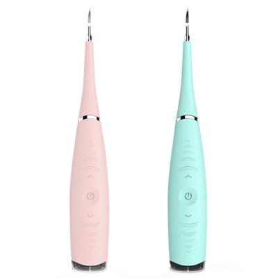 China Home Hotel Portable Dental Scaler Sonic Tooth Cleaner Whitening Oral Hygiene Stain Remover Electric Teeth Removal Tool for sale