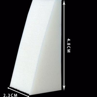 China Eco-friendly Nail Art Sponge Block Nail Color Gradient Design Triangle Nail Polish Remover Sponge for sale