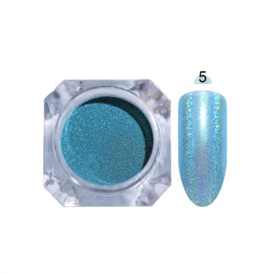 China Excellent Nail Art Effect Nail Mirror Plating Titanium Gold Powder Delicate Shiny Nail Art Glitter Powder for sale