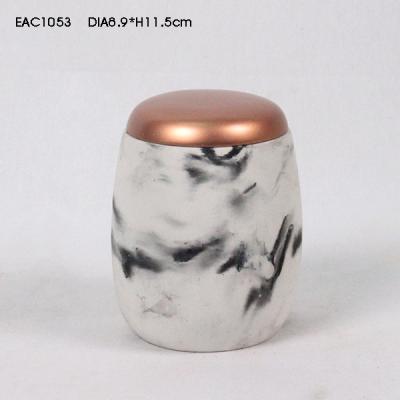 China Copper Lid Handmade Candle Stand / Outdoor Candle Holders For Weddings  for sale