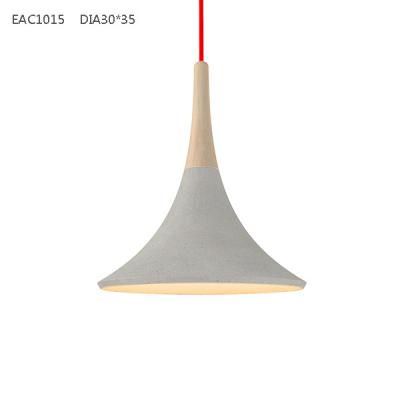 China Trumpet Shaped hanging concrete lamp shades Eco - friendly 30cm × 35cm for sale