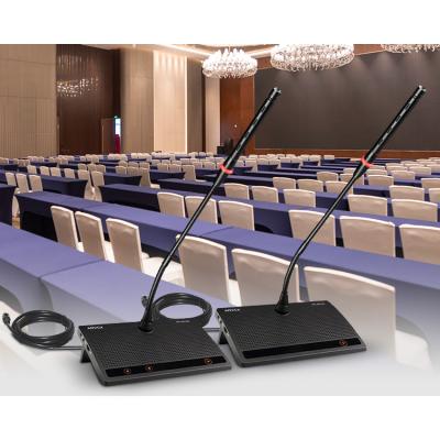 China Optional Wired Automatic Discussion Auto Tracking Digital Audio Camera Tracking Meeting Room Microphone Video Conference Voting System for sale