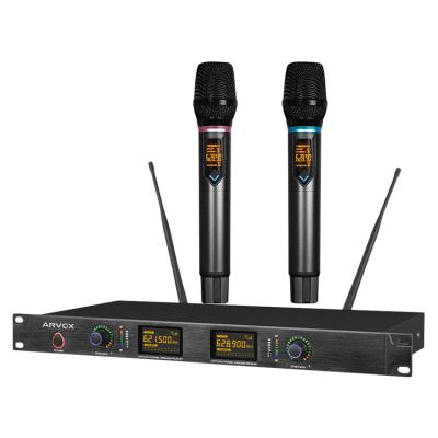 China 302 Wireless Dynamic Conference UHF Vocal Portable Karaoke Microphone Dynamic Lapel Singing Professional Lavalier Wireless Microphone for sale