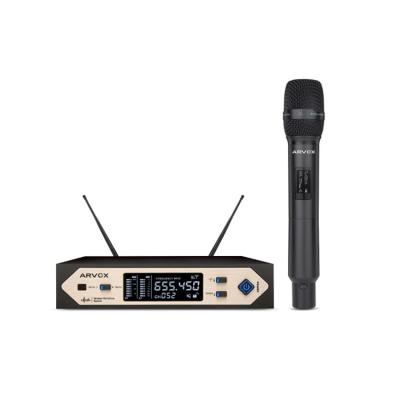 China Star DJ Stage High Definition K4 Lapel Wireless Microphone Professional Dynamic Diversity Sensitive Simple Handheld Wireless True Live Broadcast for sale