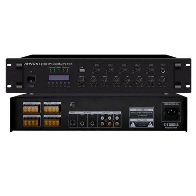 China PA31 Multi Volume Control PA System Mixer 5 Channel Room Room Zone Amplifier for sale