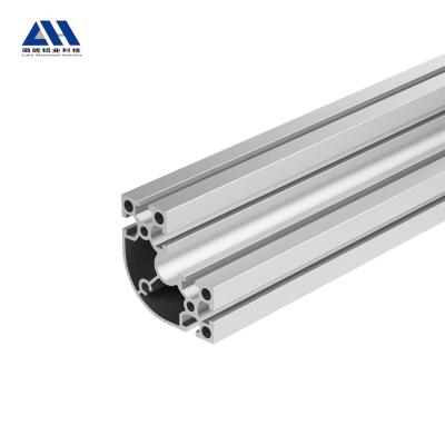 China Durable High Quality Custom Aluminum Profile Extrusion Rail Slot 4080v Aluminum Profile Cut for sale