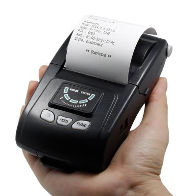 China Portable 58mm 2 inch Small portable printer handheld wireless thermal Bluetooth printer for sale