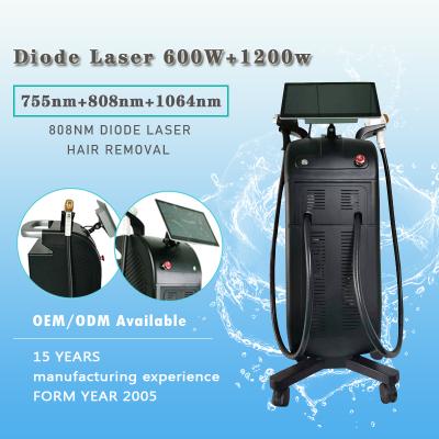 China Good Condition Long Hair Removal Alma Soprano Ice titanium depilazion 755 808 1064nm pulse ND yag laser machine for sale