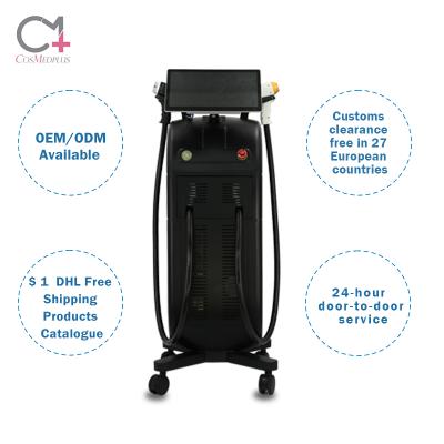 China New Soprano Hair Removal Ice Platinum Approved Pain Free Permanent By Laser Hair Removal Laser Machine for sale