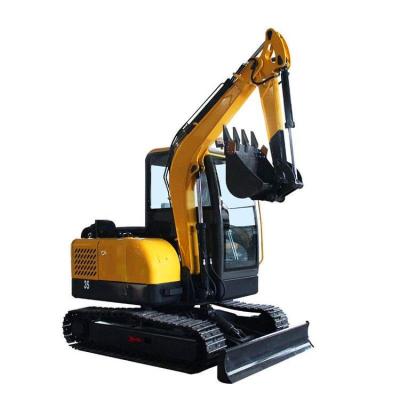 China Construction material stores 3ton 3.5ton mini excavator 0.4m3 bucket for sale for sale