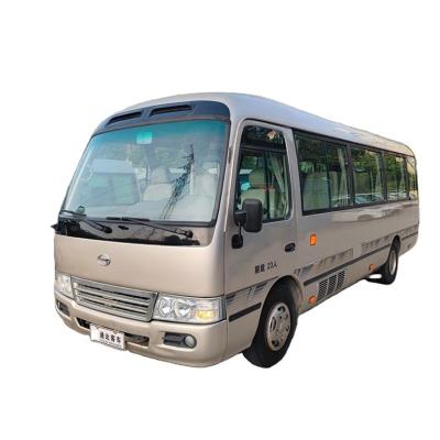 China Promotion Guangqi Mini Bus 23 Seater Used Diesel Mini Van Buses For Sale YC4FA130-40 for sale