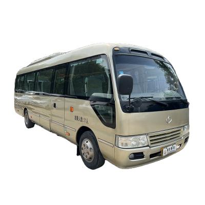 China 31 Seats 2016 Year Used Feiyan Coaster Bus Left Hand Steering Used Mini Bus Coaster Bus With Electric Motor 160 for sale