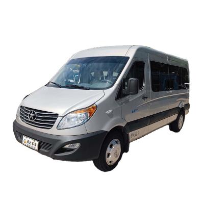 China JAC Mini Bus 14 Seats Diesel Engine Used Bus With Air Condition Seats New Bus < 4L for sale