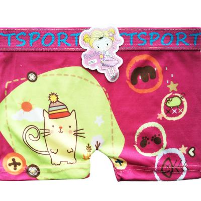 China Breathable Small cat milk silk underpants girl student girl waist cute sweet fresh female boxer shorts head comfortable breathable for sale