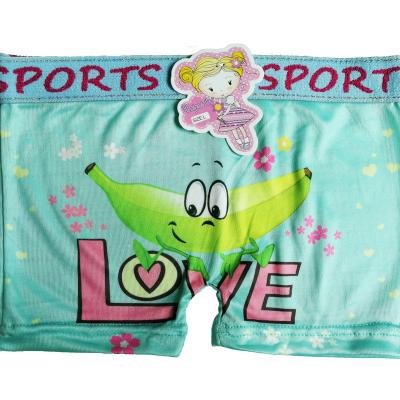 China Breathable Sweet cartoon printing underpants female students milk silk low waist underwear breathable four home underwear for sale