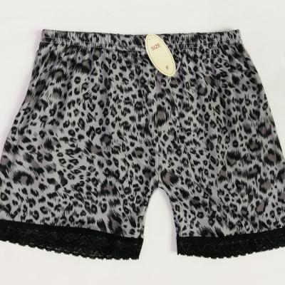 China Breathable Milk silk panties girl girl student sexy leopard print comfortable breathable low waist women's boxer shorts for sale