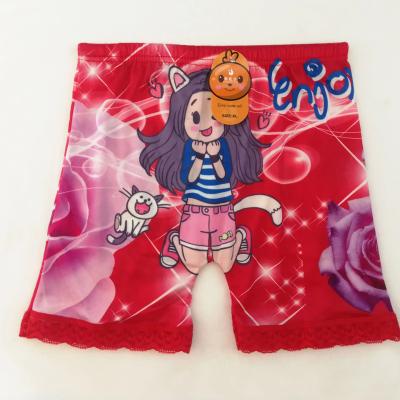 China Breathable Underwear for children cute little girl milk silk boxers comfortable breathable easy to dry for sale