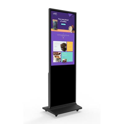 China Waterproof Vertical Floor Standing 43 Inch Android Touch 11 Player Indoor Advertising Digital Signage for sale