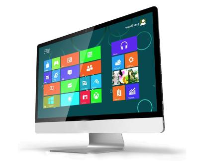 China Touch Screen Win 10 System 23.8' 27 Inch Desktop Computer All In One PC for sale