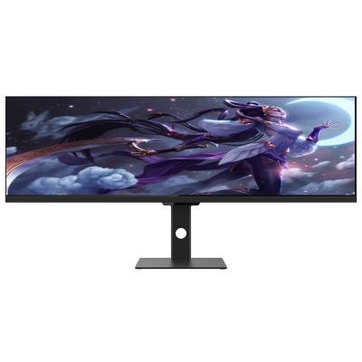 China Large Size 44 Inch Resolution 3840*1080 Flat Computer Monitor Raising Base 32:9 44 Inch IPS Gaming Monitor for sale