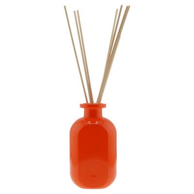 China 200ml Cosmetic Scented Oil Reed Diffuser Decorate Glass Bottle Aroma Reed Stick Diffuser For Home Fragrance for sale