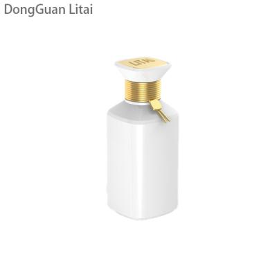 China Customized Crystal Transparent Polygonal Plastic Surlyn Perfume Caps For Perfume for sale