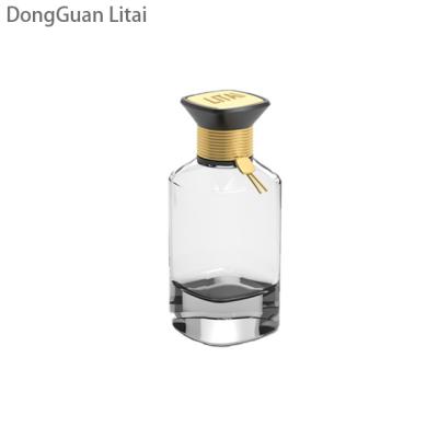 China Custom Logo Perfume Spray Bottle Hand Polish Cosmetic Luxury Transparent Glass Perfume Bottle for sale