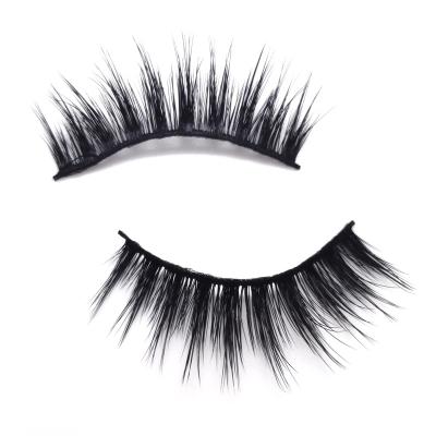 China 8D effect and affordable prices own hot selling Mink Eyelashes Custom Logo Brand Faux Eyelash Case Celebrity Eyelash 8D 10mm 16mm for sale