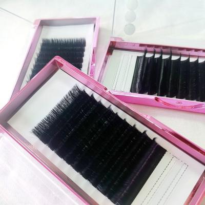 China Wholesale Imported Delicate Soft And Very Light Jet Black Synthetic Silk Lashes Volume Cashmere 3D Mink Lashes 100% Real Mink Fur for sale