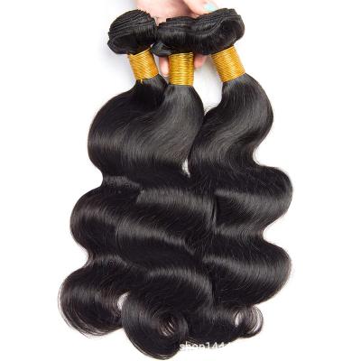 China Can be dyed drop shipping virgin humano wig extension del pelo body wave hair bundles brazilian lace wigs extension hair for sale